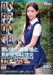 與懷念的青春少女瘋狂交歡 某位40多歲學校管理員投稿影像 04