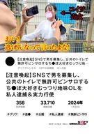 A private arrest and forceful use of force against a chubby, plain-looking female office worker who recruits men on SNS and performs unauthorized pinzarois in public restrooms.